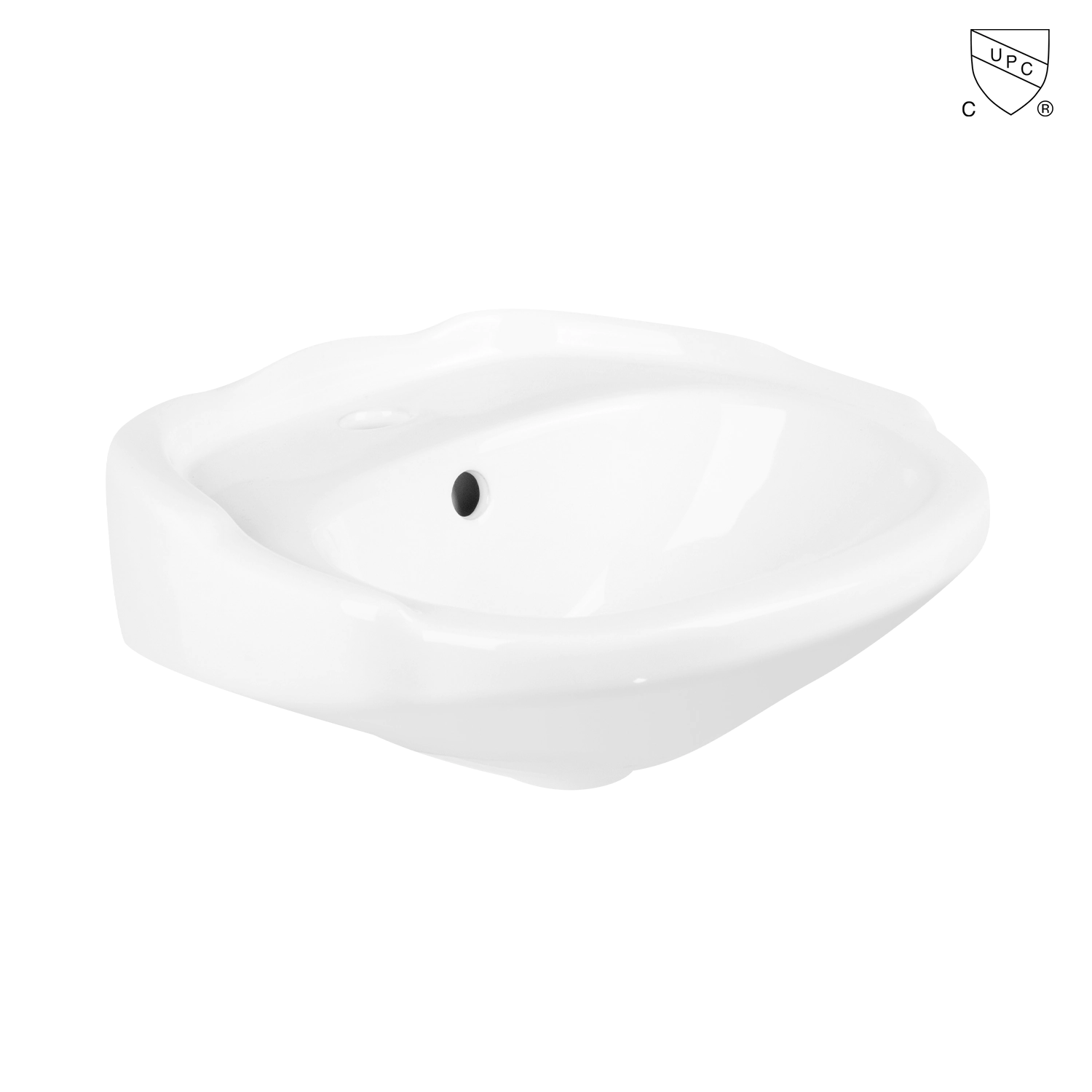 cupc certified wall-hung basin, mini porcelain wall-mount bathroom sink, MB-2065-SINK